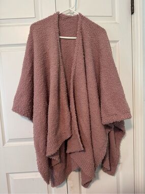 Falls Creek Mauve Cozy Ruana Wrap